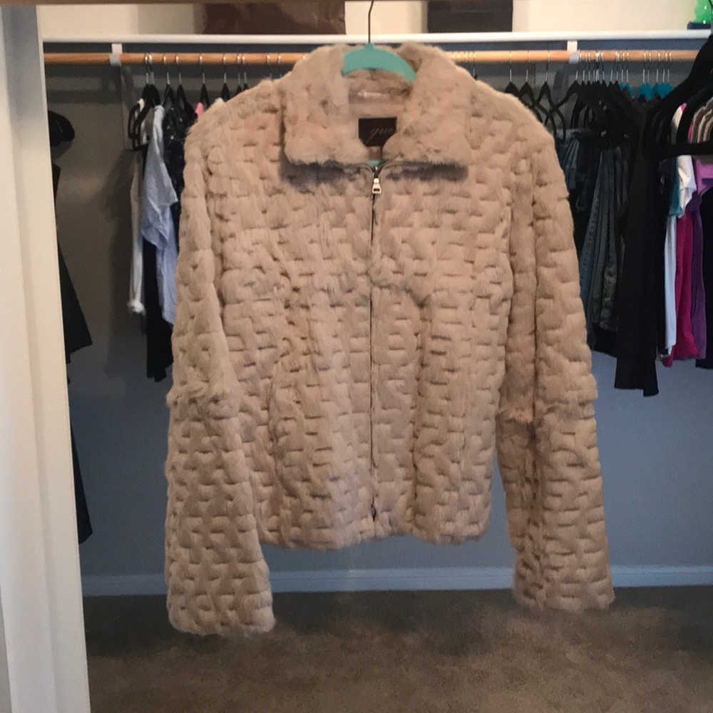 Real fur jacket